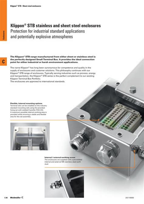 0.25 stainless steel enclosure|Klippon® stainless steel enclosures .